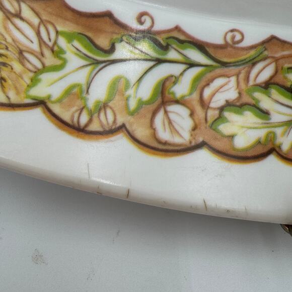 Vintage Turkey Platter Thanksgiving Melamine 21"x15" - Picture 3 of 7